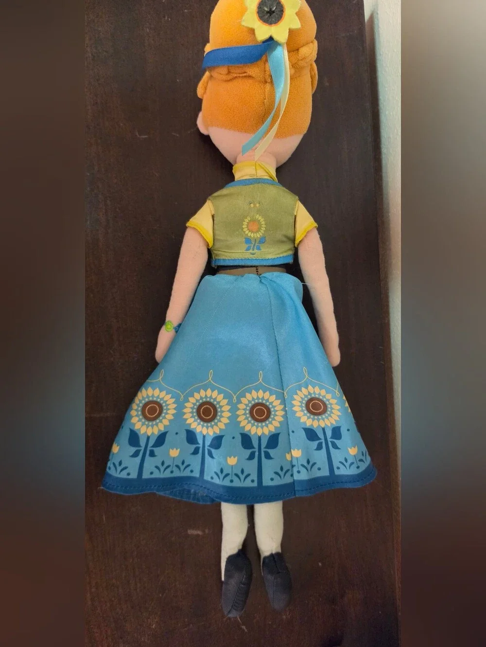 Disney Frozen Anna Plush Doll with Sven Reindeer Ty Plush